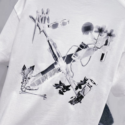 Off-White Arrow Logo Cotton T-shirt#1050