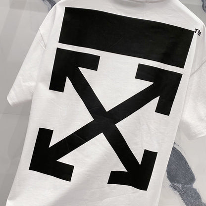 Off-White Arrow Logo Cotton T-shirt#34