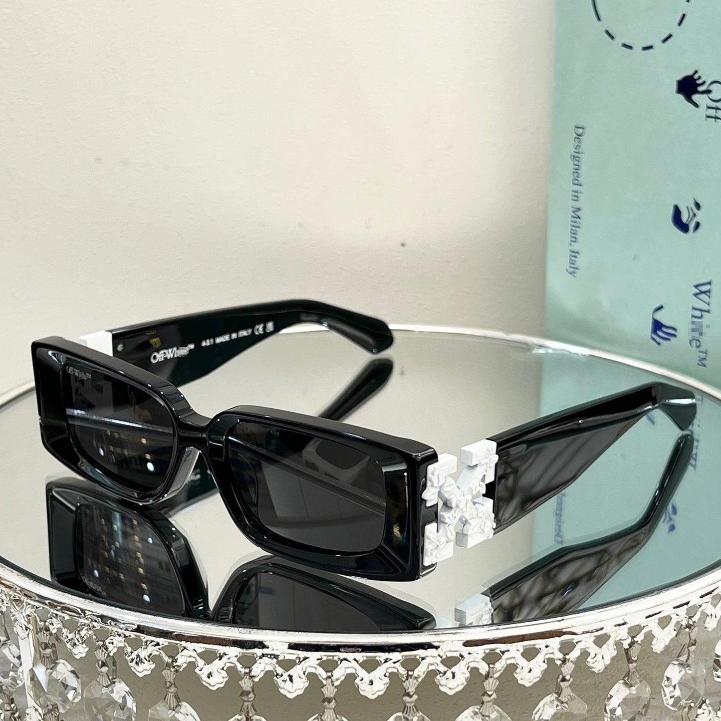 Off-White Arrow logo sunglasses#098