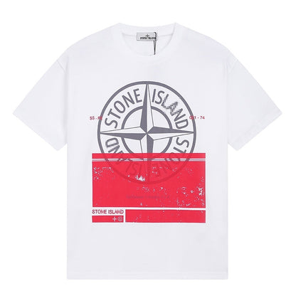 ST0NE lSLAND Pure Cotton T-Shirt #41