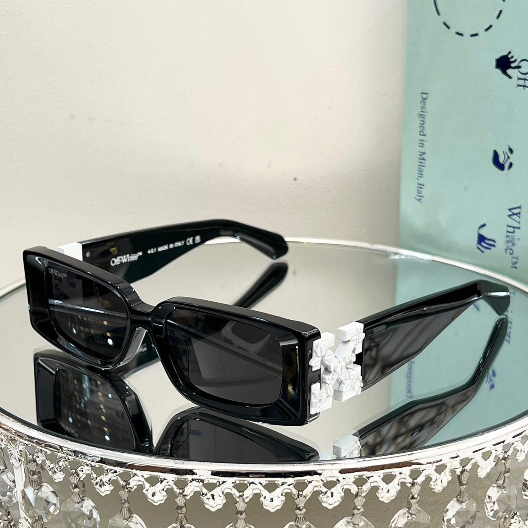 OFF-Whlte Arrow logo sunglasses#098