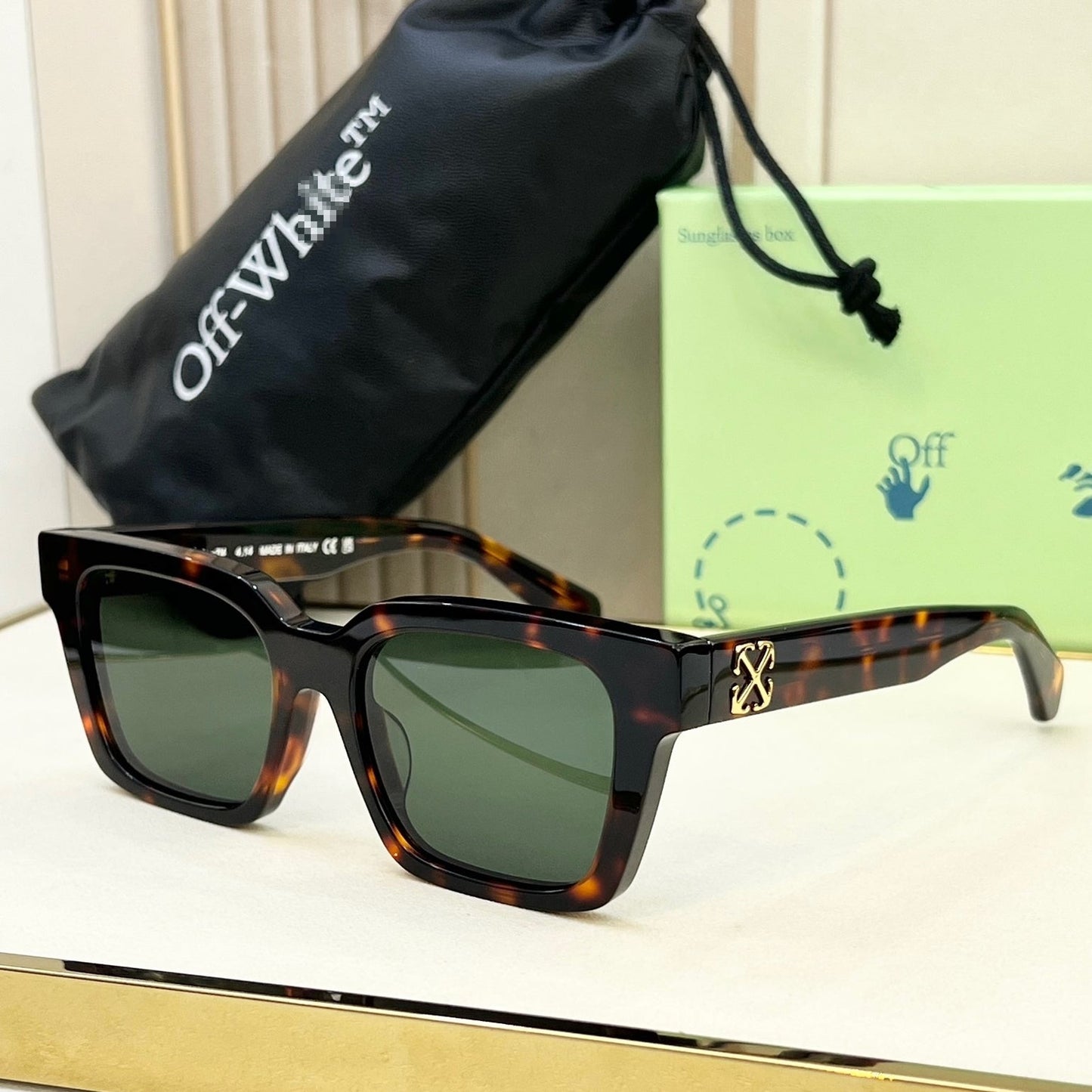 Off-White Arrow logo sunglasses#111