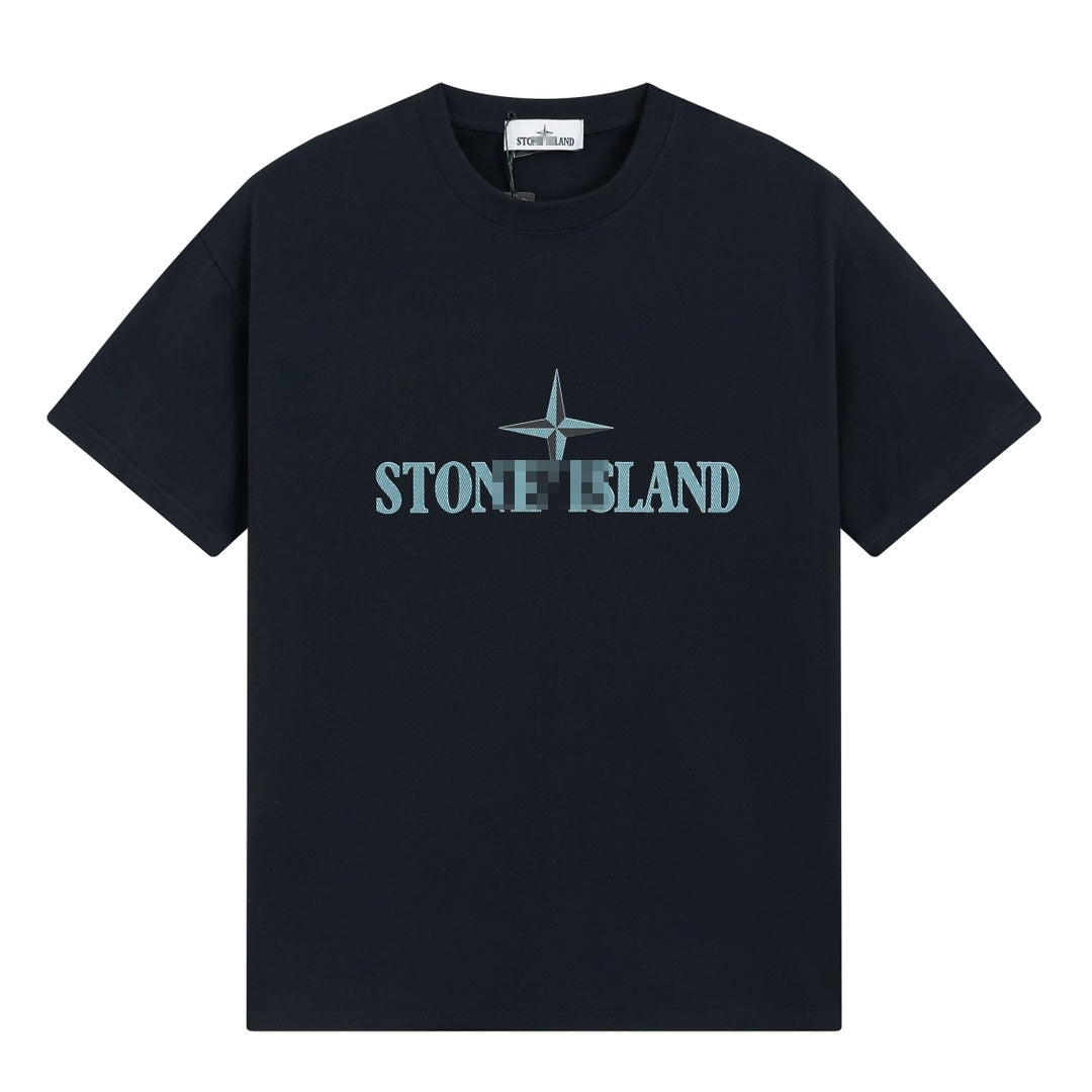 ST0NE lSLAND Pure Cotton T-Shirt #39