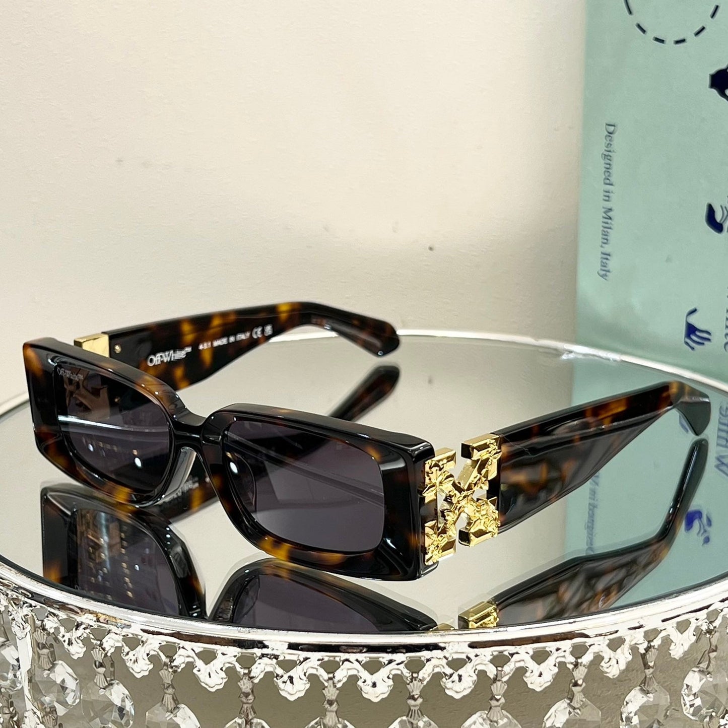 Off-White Arrow logo sunglasses#098