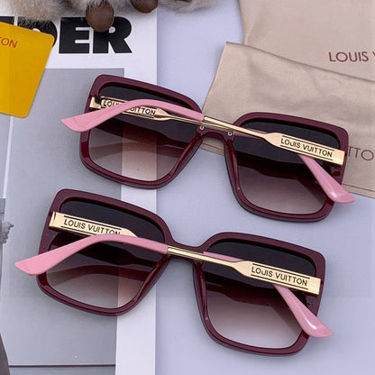 Louis Vuitton Rimless Sunglasses – Gradient Pink-Brown | Lightweight Luxury Eyewear