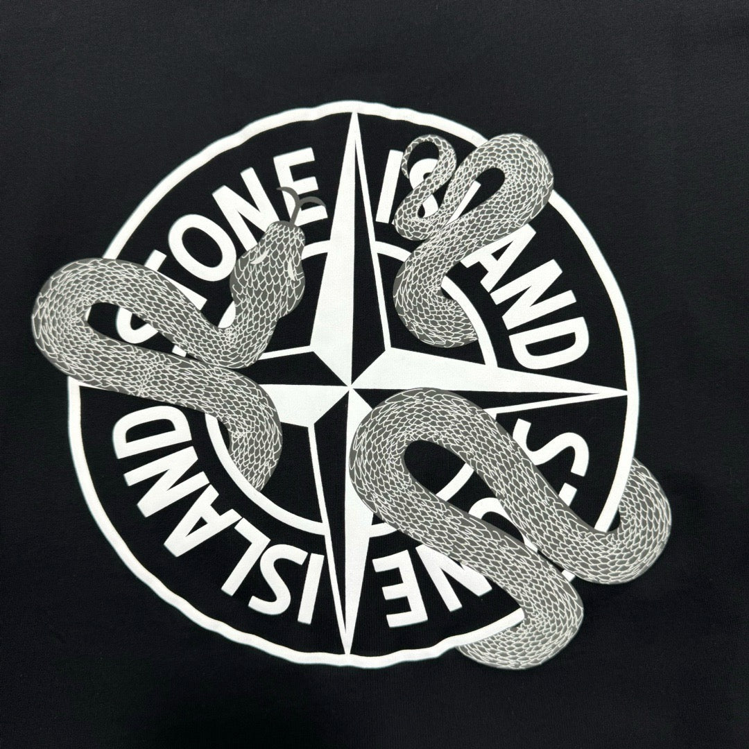 ST0NE lSLAND Pure Cotton T-Shirt #47