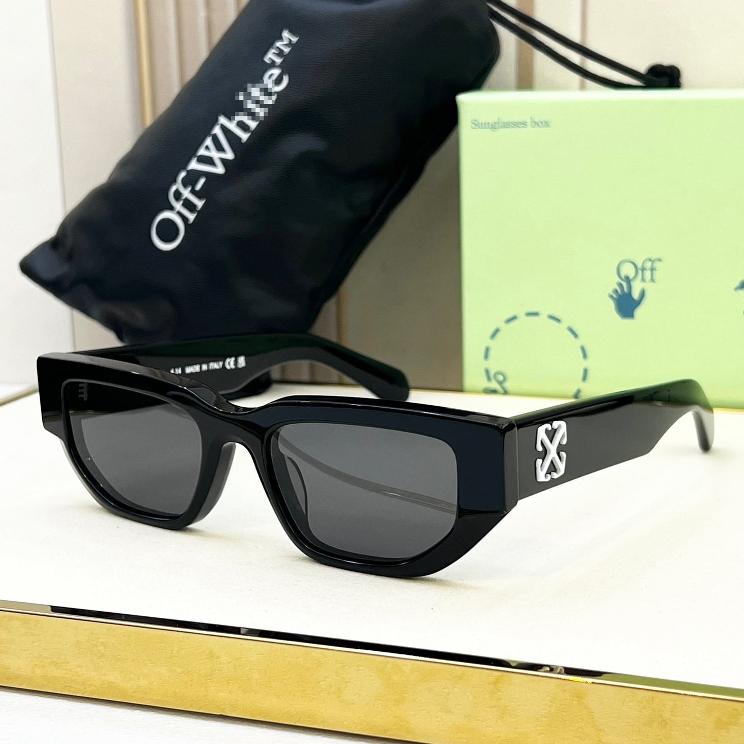 Off-White Arrow logo sunglasses#115