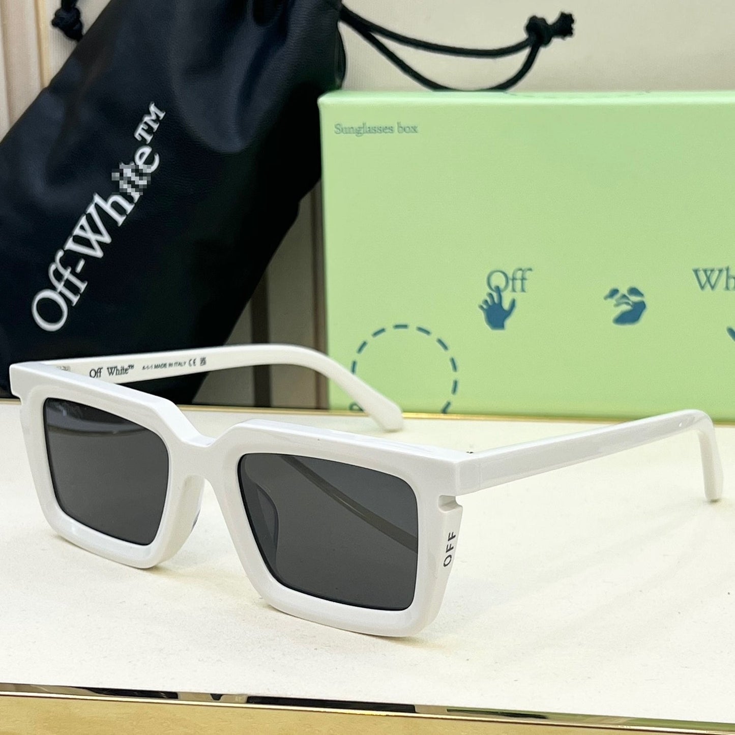 Off-White Arrow logo sunglasses#113