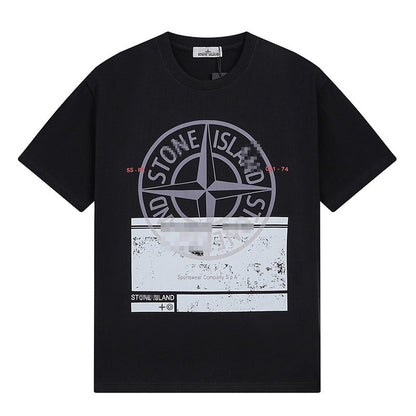ST0NE lSLAND Pure Cotton T-Shirt #41