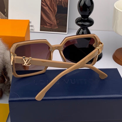 Louis Vuitton Rimless Sunglasses – Deep Reddish-Brown | Lightweight Luxury Eyewear