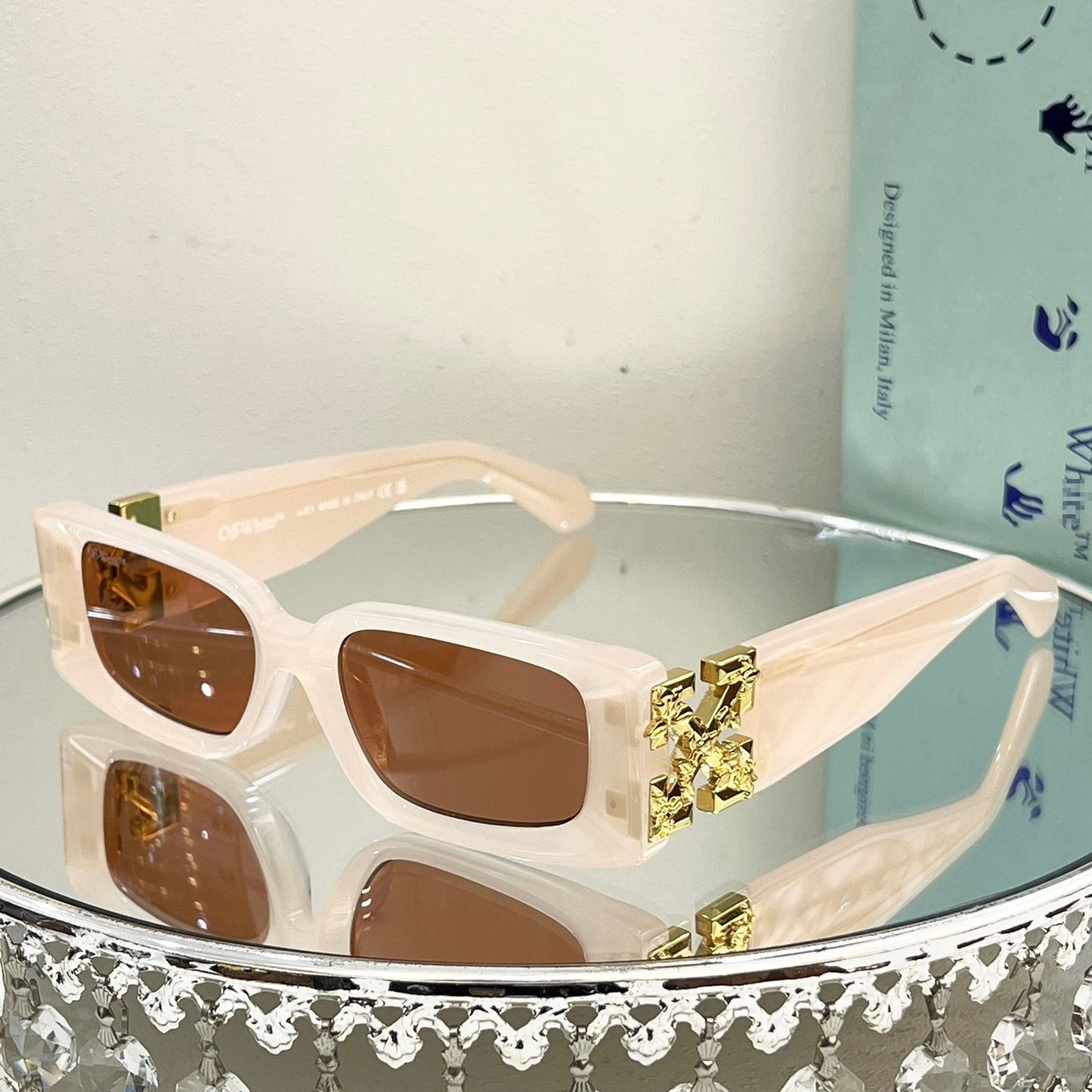 Off-White Arrow logo sunglasses#098