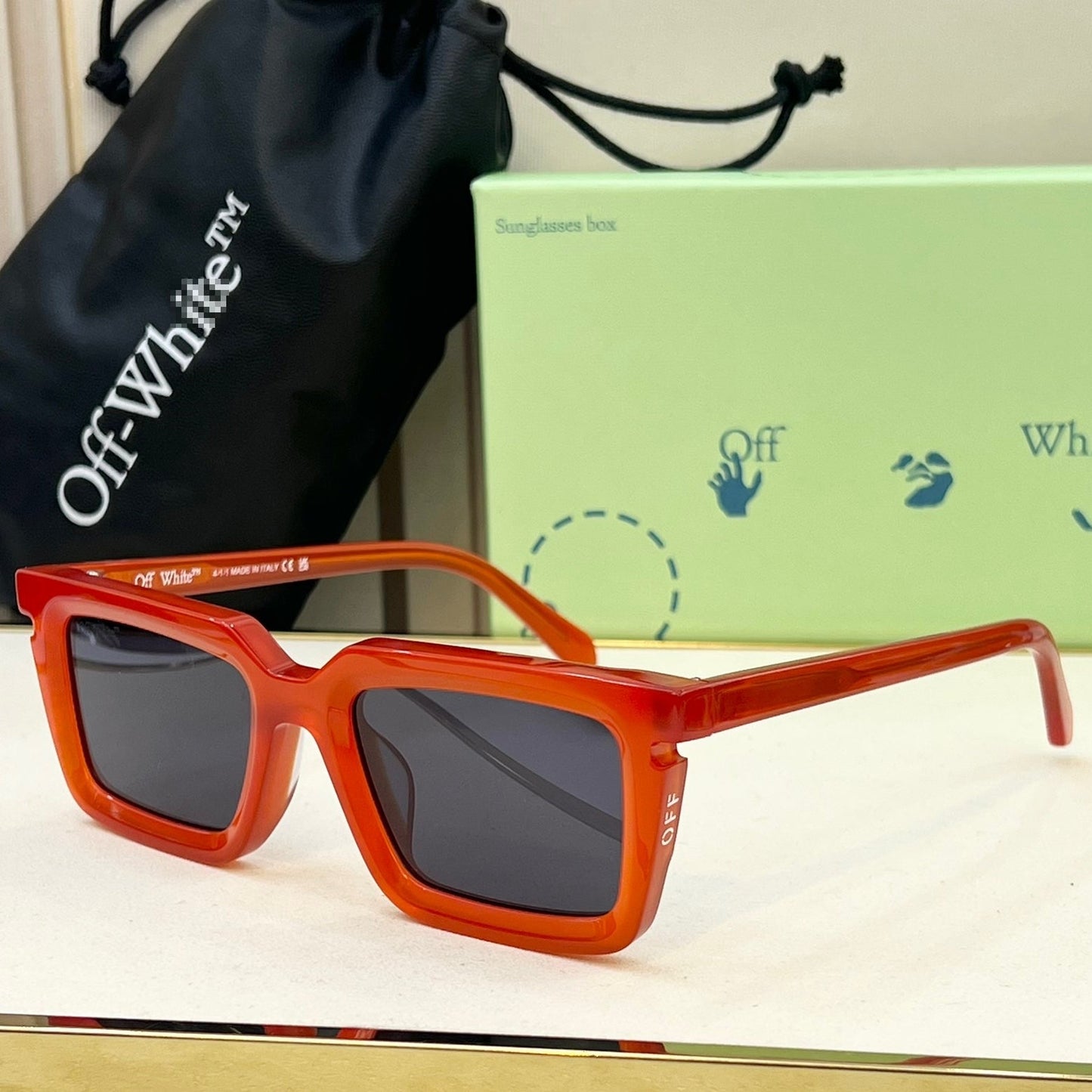 Off-White Arrow logo sunglasses#113