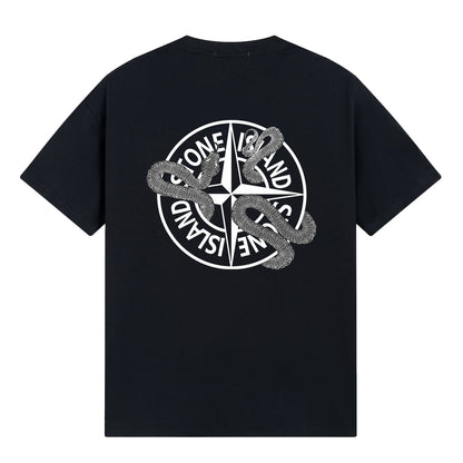 ST0NE lSLAND Pure Cotton T-Shirt #47