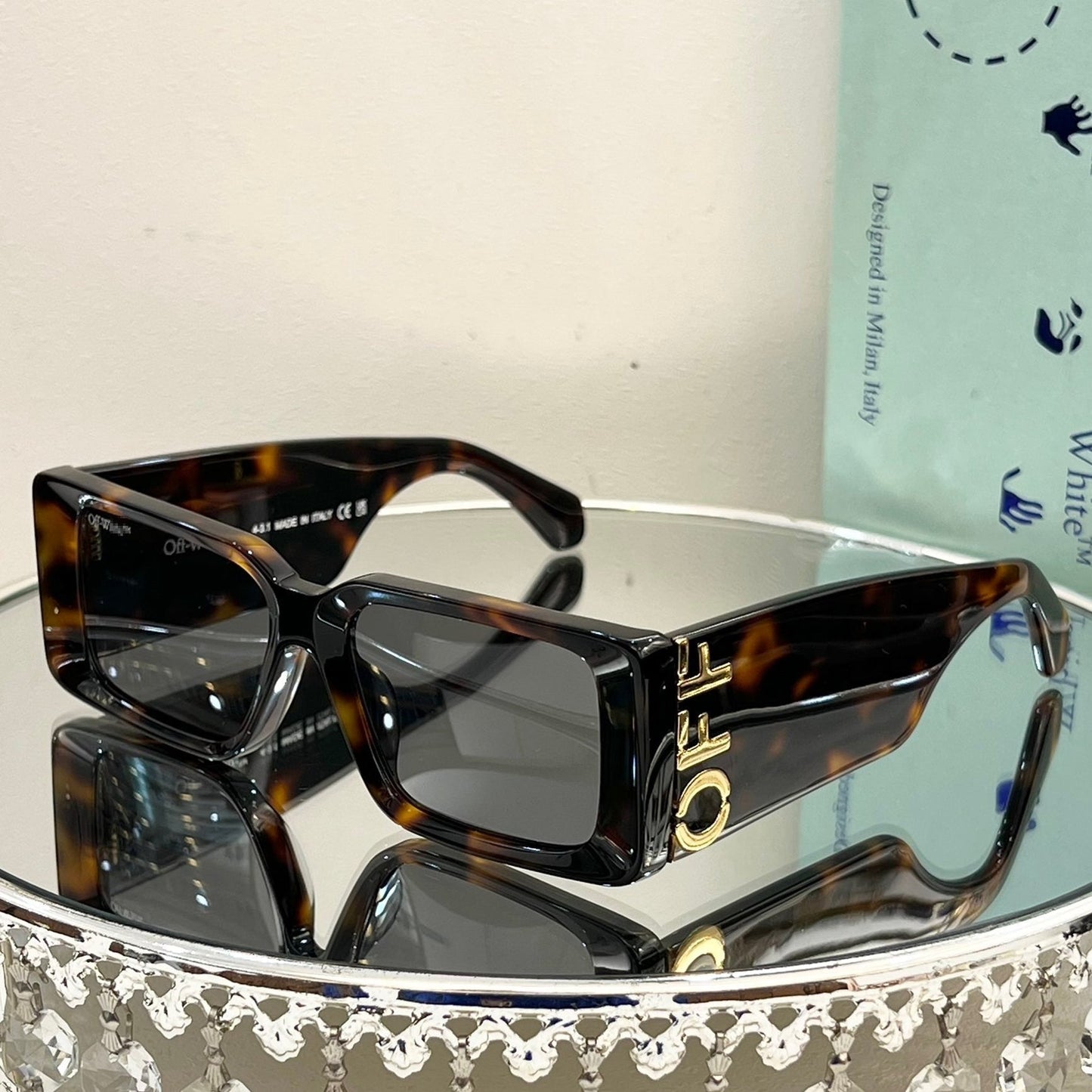 Off-White Arrow logo sunglasses#097