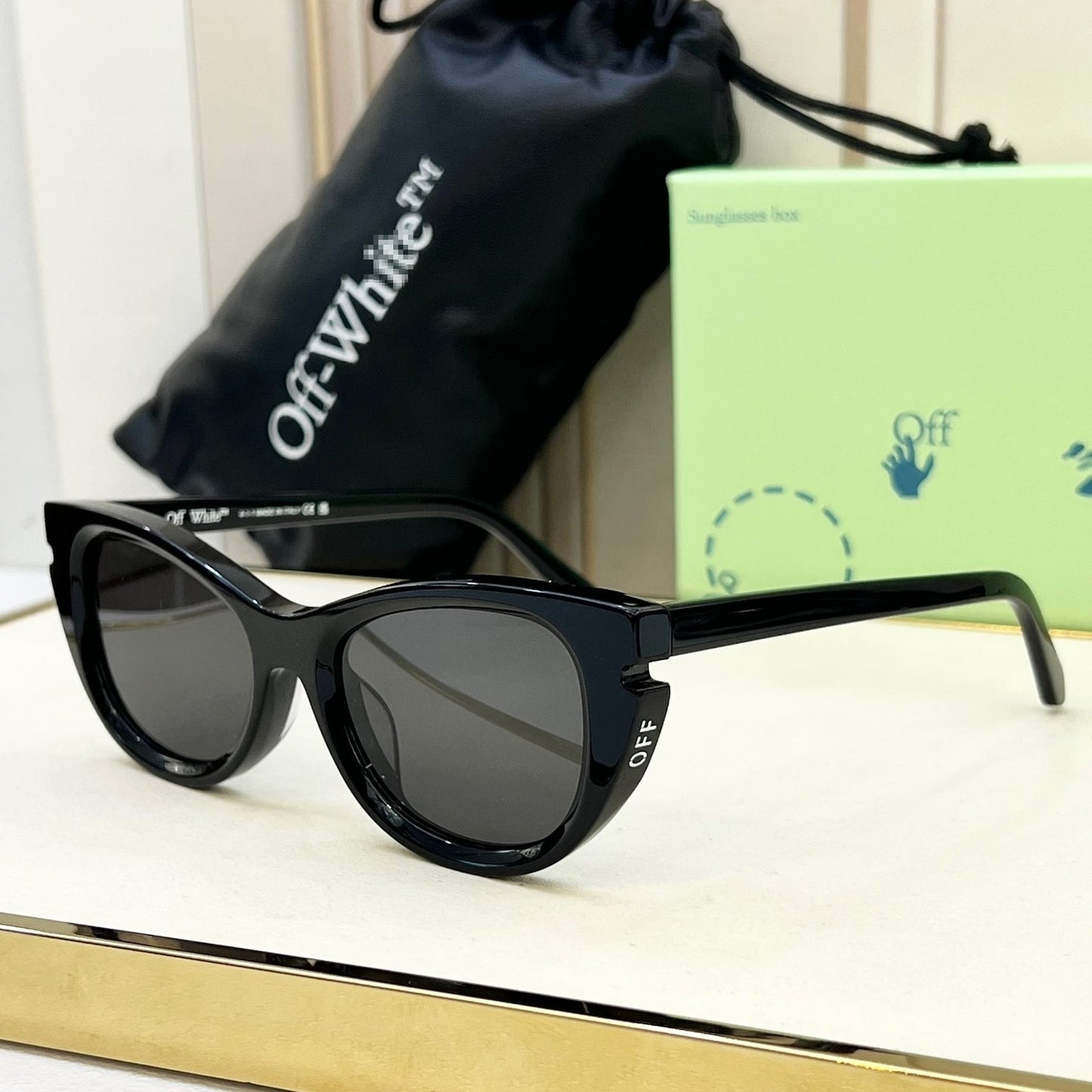 Off-White Arrow logo sunglasses#097