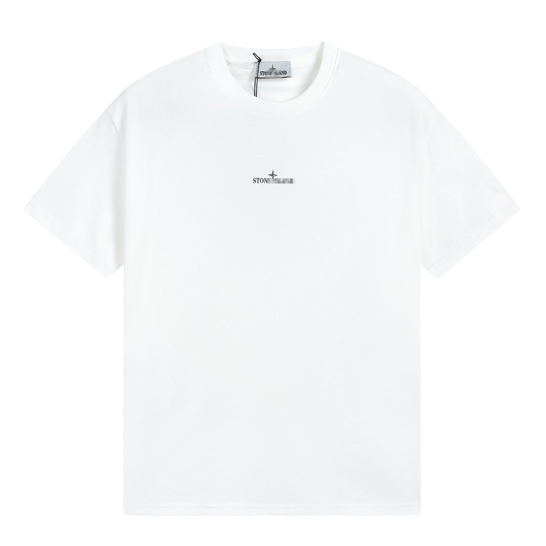 ST0NE lSLAND Pure Cotton T-Shirt #38