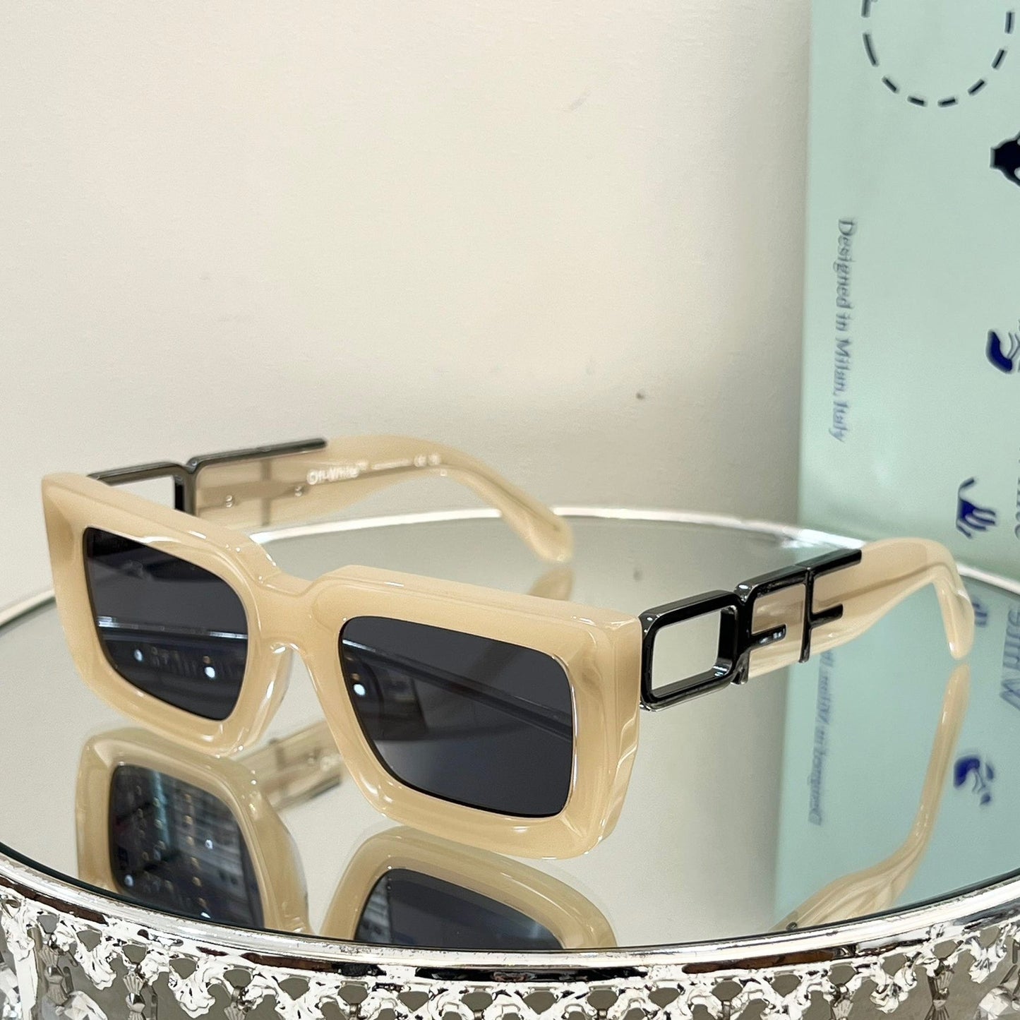 Off-White Arrow logo sunglasses#073