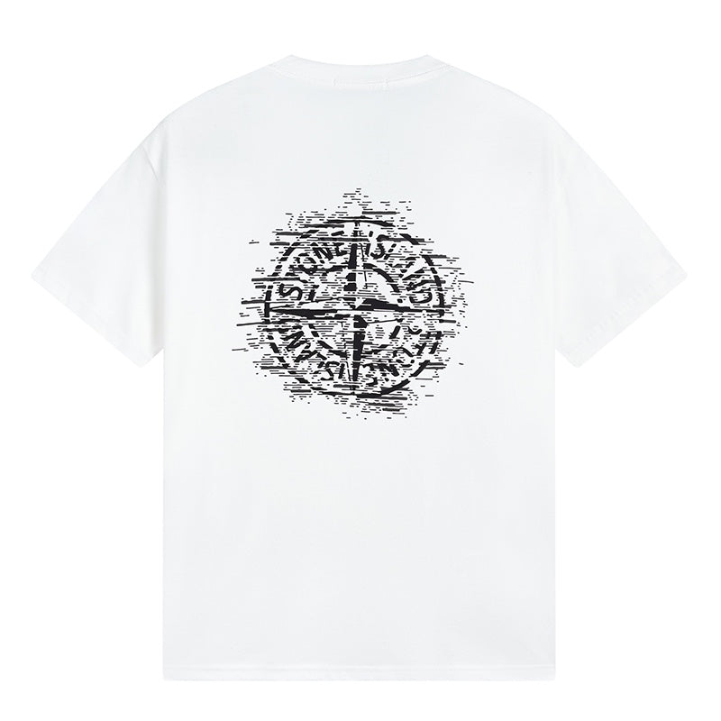 ST0NE lSLAND Pure Cotton T-Shirt #40