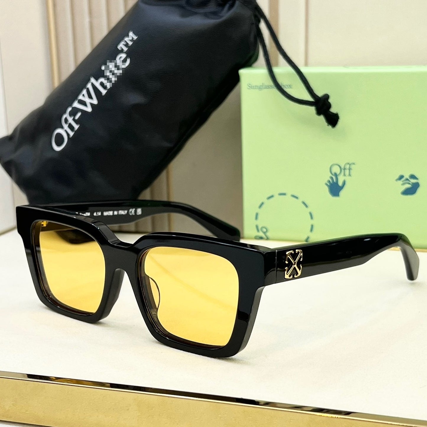 Off-White Arrow logo sunglasses#111