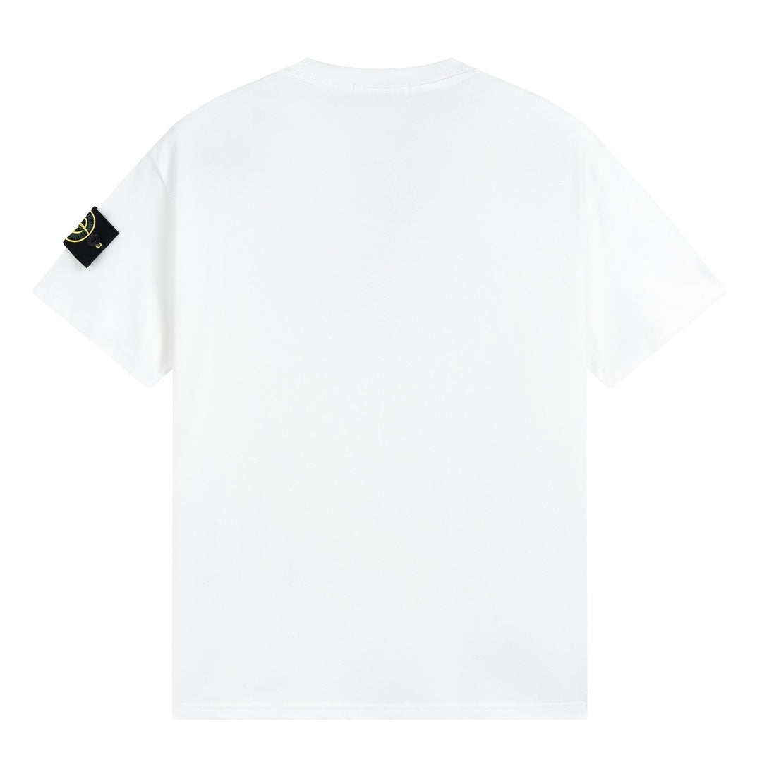 ST0NE lSLAND Pure Cotton T-Shirt #29