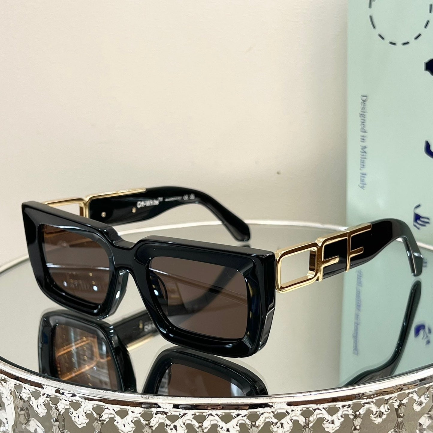 Off-White Arrow logo sunglasses#073