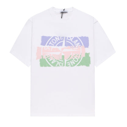 ST0NE lSLAND Pure Cotton T-Shirt #52