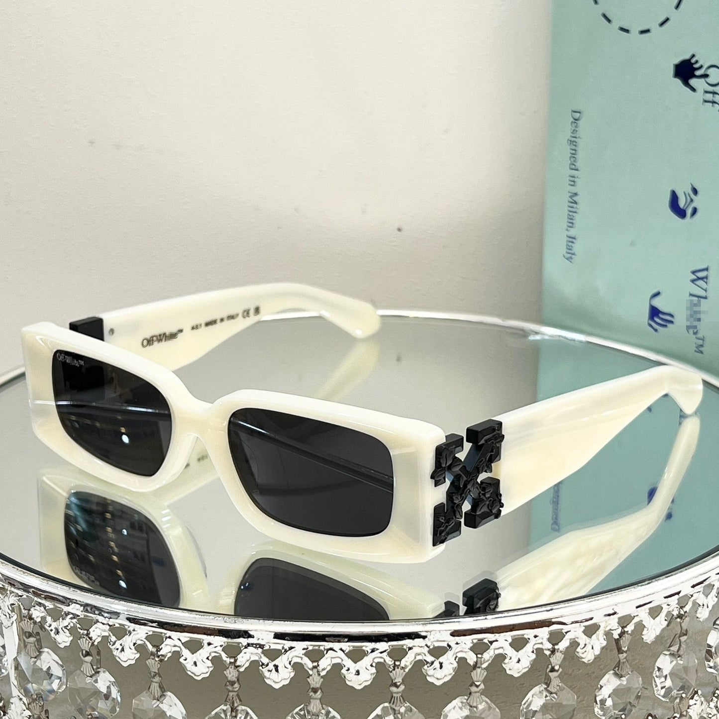 Off-White Arrow logo sunglasses#098