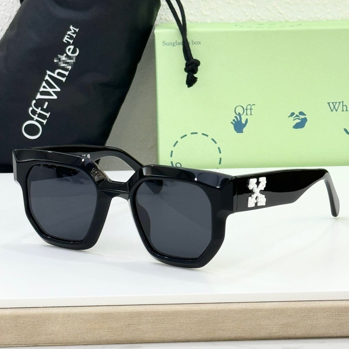 Off-White Arrow logo sunglasses#014