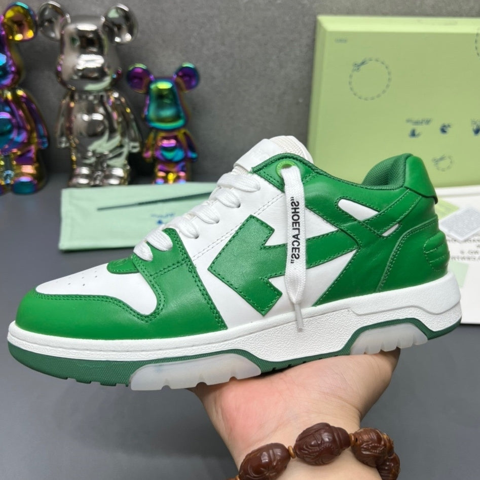 Off-White Arrow Logo Leather Sneakers #42