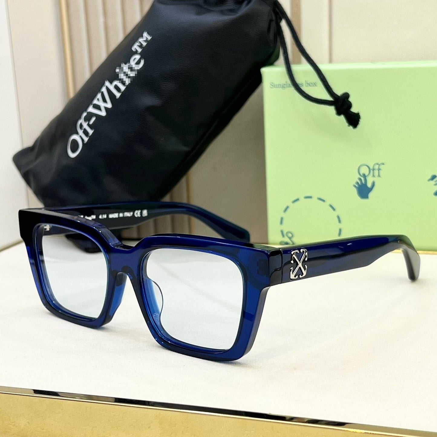 Off-White Arrow logo sunglasses#111