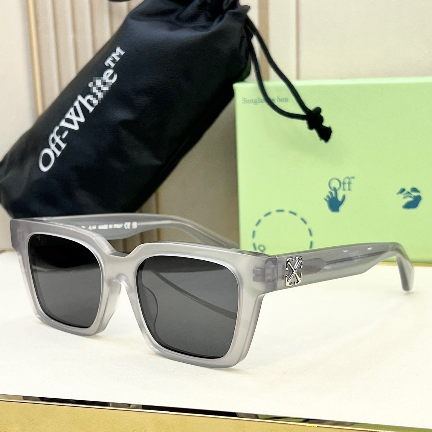 Off-White Arrow logo sunglasses#111