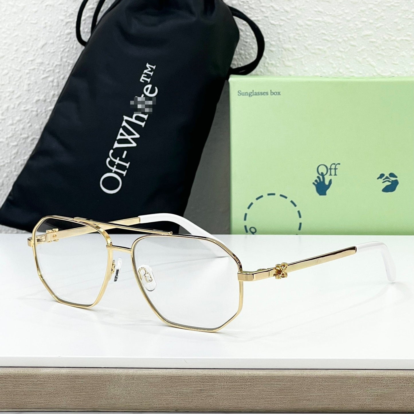 Off-White Arrow logo sunglasses#044