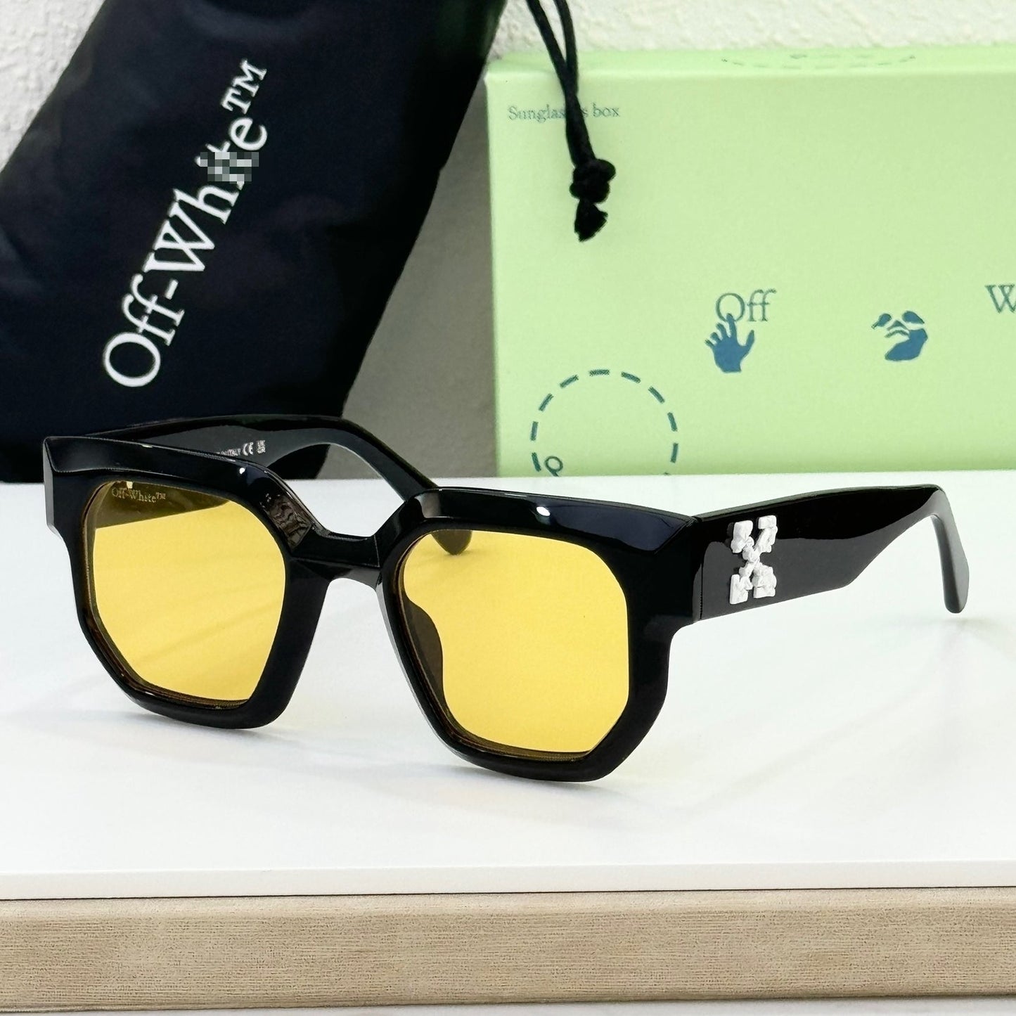 Off-White Arrow logo sunglasses#014