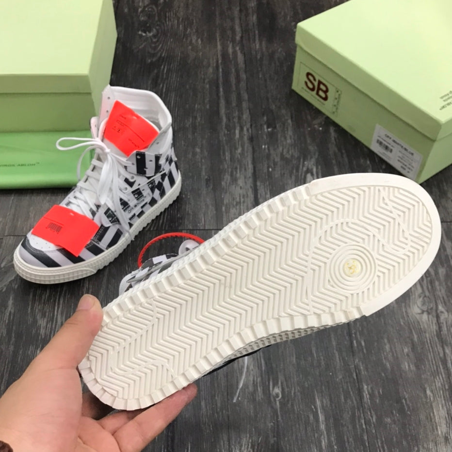 Off-White Arrow Logo Leather Sneakers #43