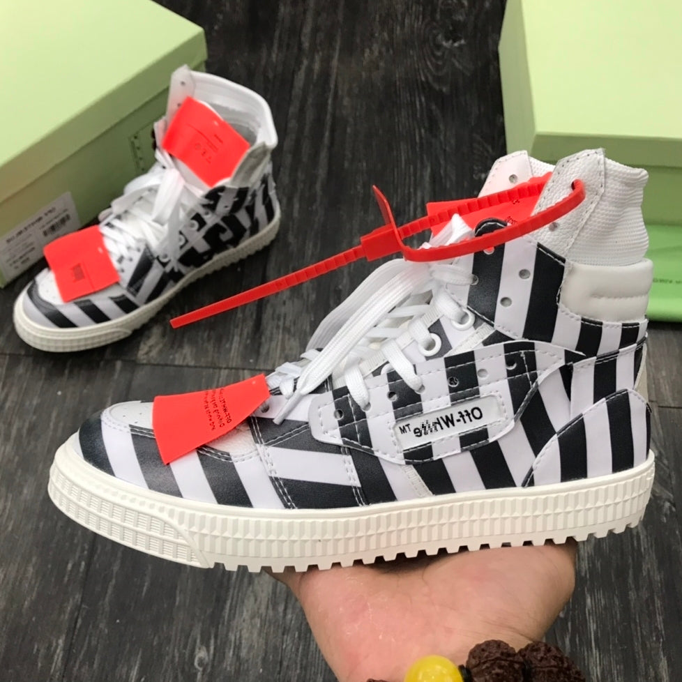 Off-White Arrow Logo Leather Sneakers #43