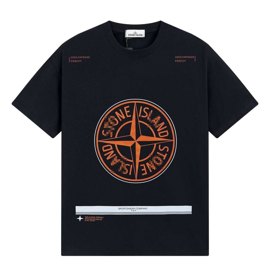ST0NE lSLAND Pure Cotton T-Shirt #26