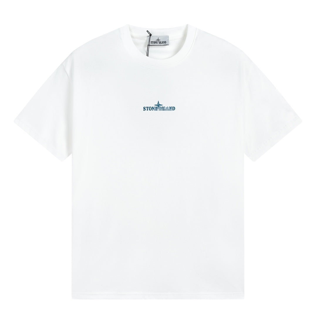 ST0NE lSLAND Pure Cotton T-Shirt #29