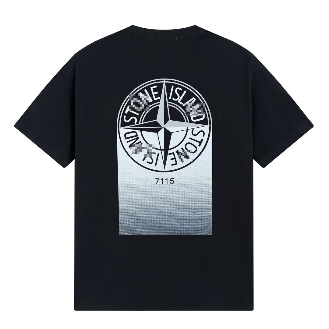 ST0NE lSLAND Pure Cotton T-Shirt #30