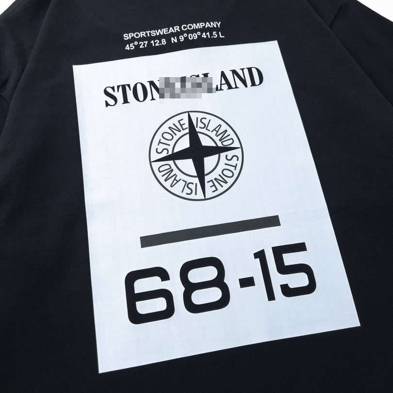 ST0NE lSLAND Pure Cotton T-Shirt #35