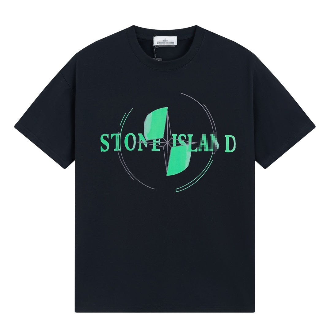 ST0NE lSLAND Pure Cotton T-Shirt #36