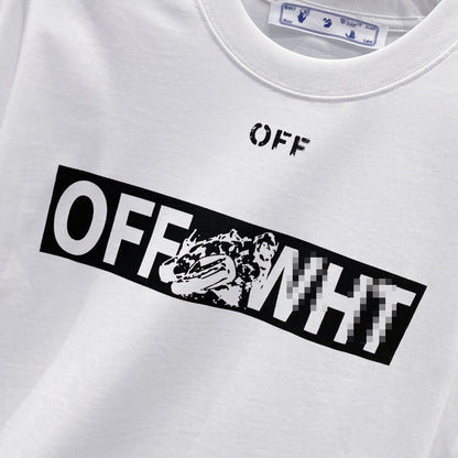 Off-White Arrow Logo Cotton T-shirt#34