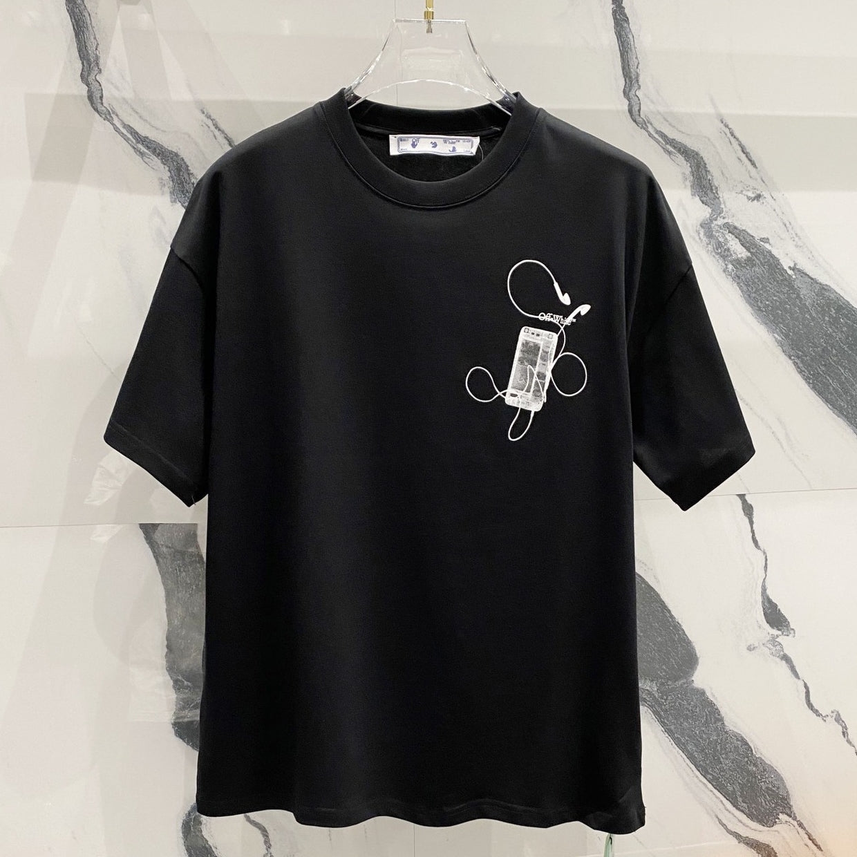 Off-White Arrow Logo Cotton T-shirt#1050