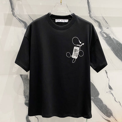 Off-White Arrow Logo Cotton T-shirt#1050