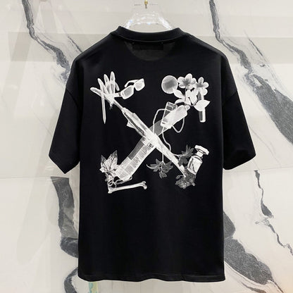 Off-White Arrow Logo Cotton T-shirt#1050