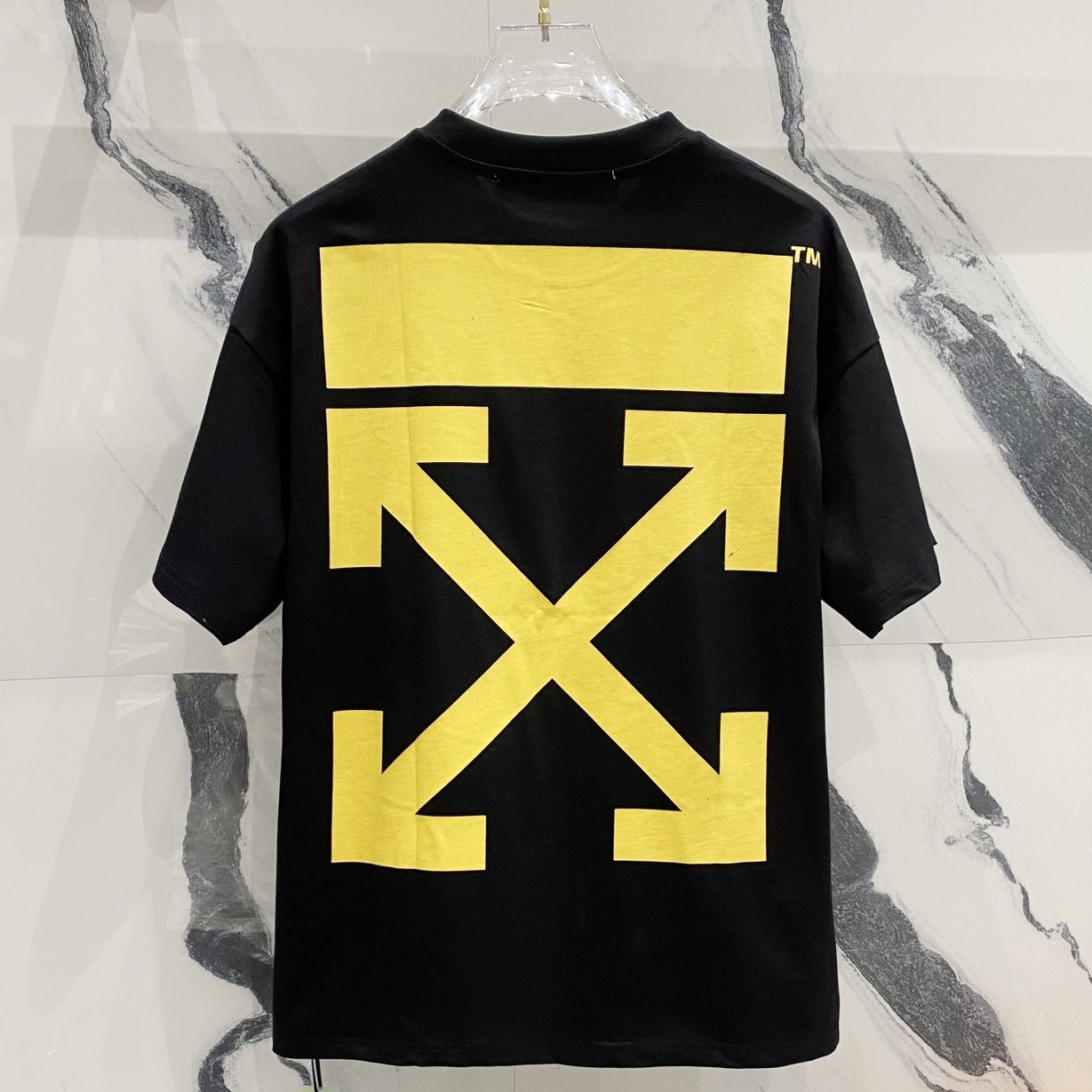 Off-White Arrow Logo Cotton T-shirt#34