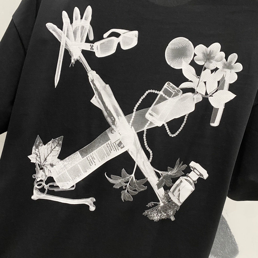 Off-White Arrow Logo Cotton T-shirt#1050