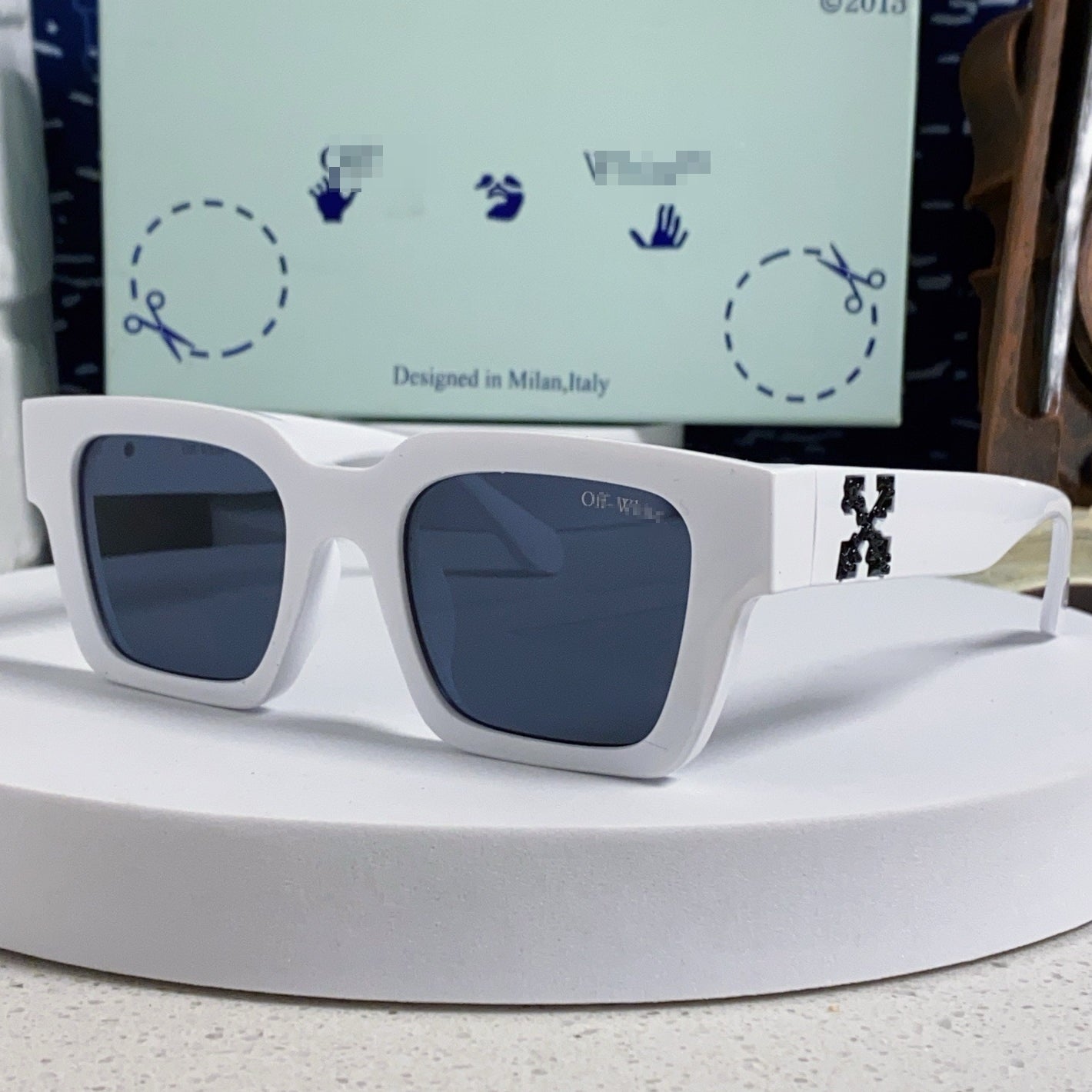 Off-White Arrow logo sunglasses#004