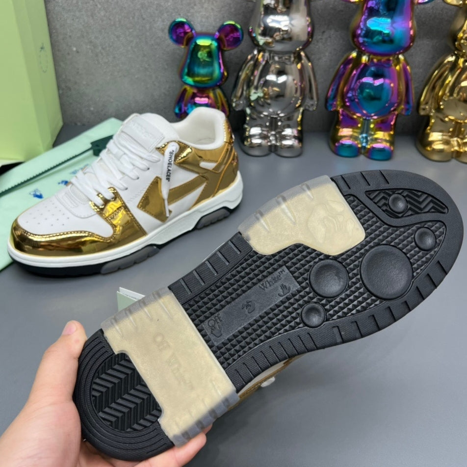 Off-White Arrow Logo Leather Sneakers #42