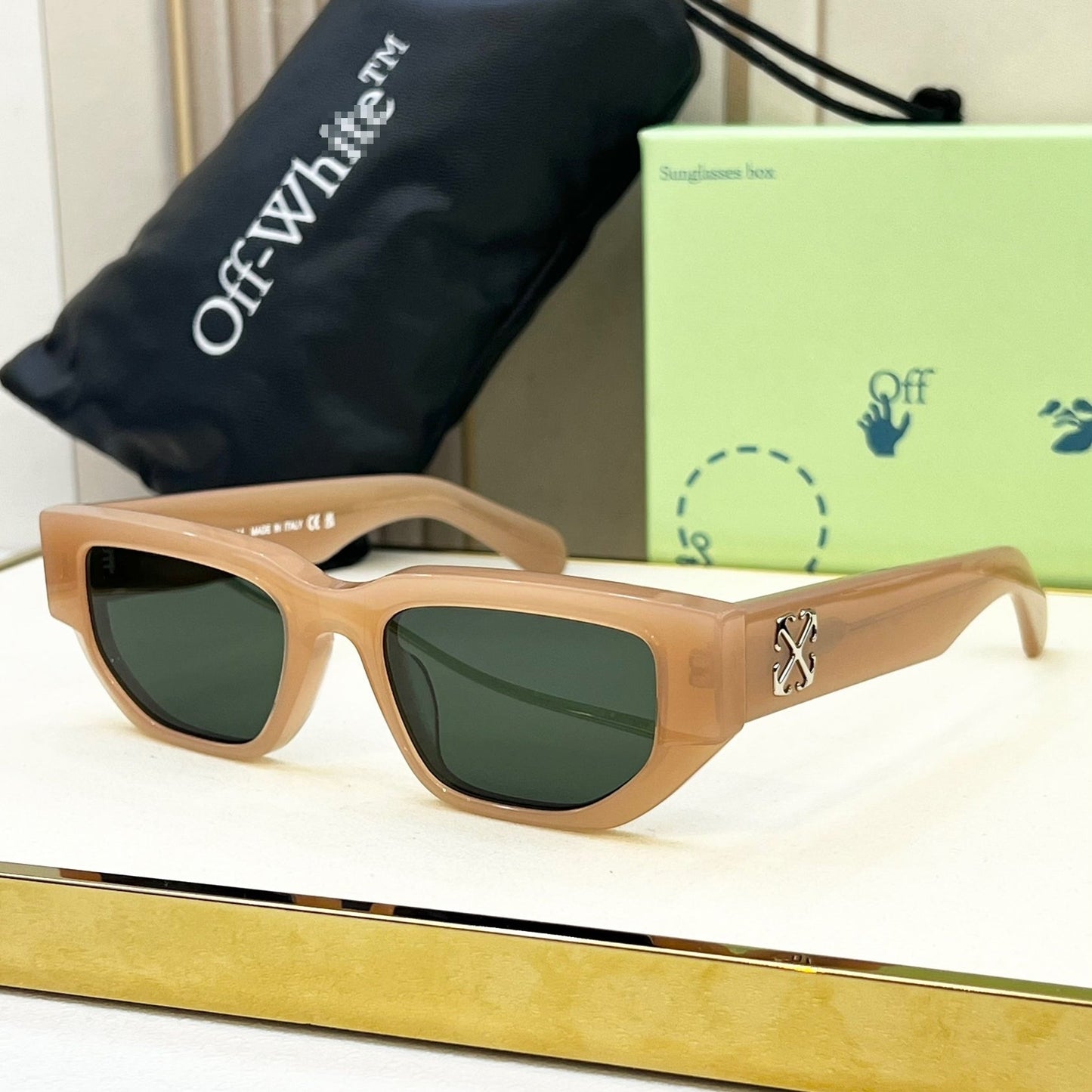 Off-White Arrow logo sunglasses#115