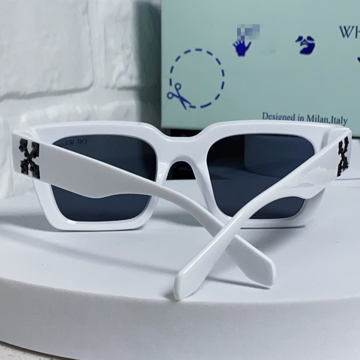 Off-White Arrow logo sunglasses#004